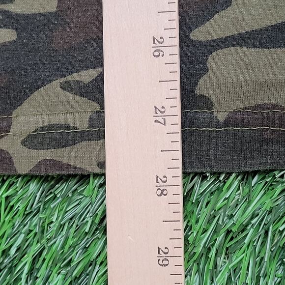 Woodland Camo Long Sleeve Shirt 2XL 25x28 Military Streetwear Style - Picture 10 of 11